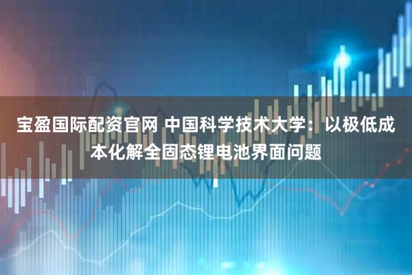 宝盈国际配资官网 中国科学技术大学：以极低成本化解全固态锂电池界面问题